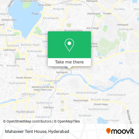Mahaveer Tent House map