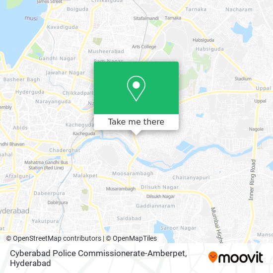 Cyberabad Police Commissionerate-Amberpet map