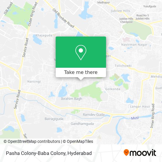 Pasha Colony-Baba Colony map