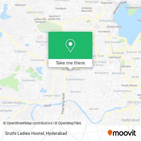Sruthi Ladies Hostel map