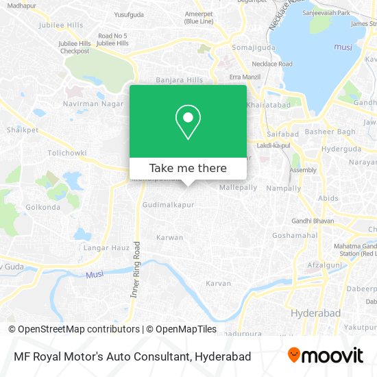 MF Royal Motor's Auto Consultant map