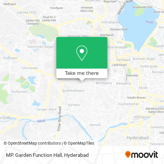 MP. Garden Function Hall map