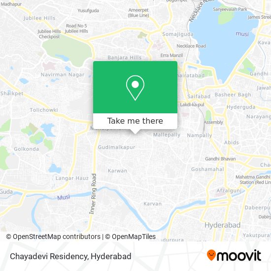 Chayadevi Residency map