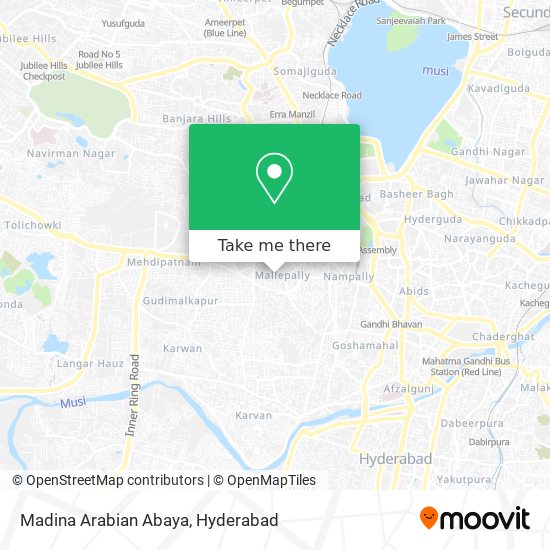 Madina Arabian Abaya map