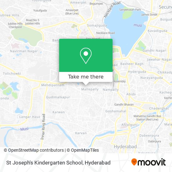 St Joseph's Kindergarten School map