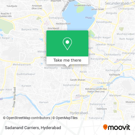 Sadanand Carriers map