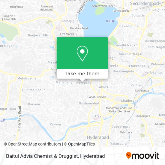 Baitul Advia Chemist & Druggist map