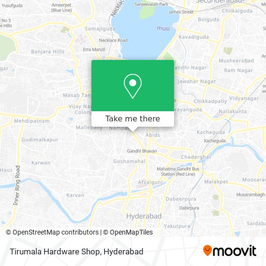 Tirumala Hardware Shop map