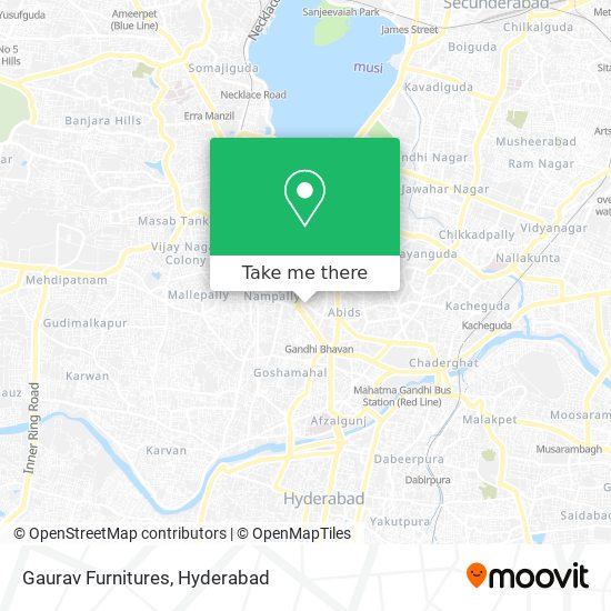 Gaurav Furnitures map