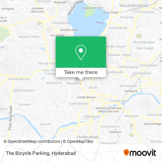 The Bicycle Parking map