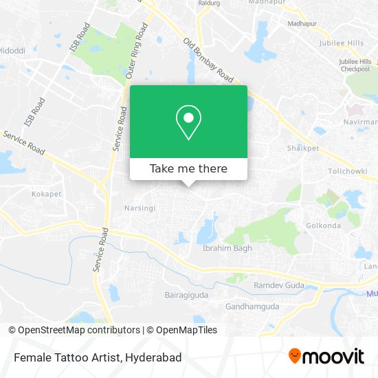 Female Tattoo Artist map