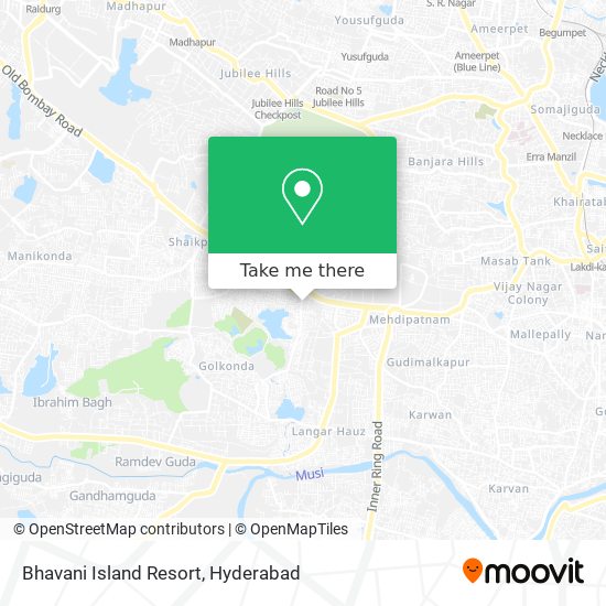 Bhavani Island Resort map