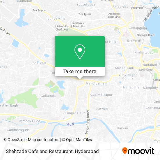 Shehzade Cafe and Restaurant map