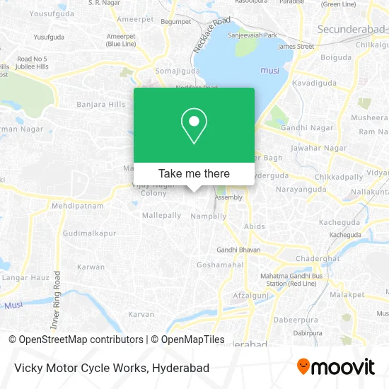 Vicky Motor Cycle Works map