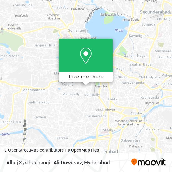 Alhaj Syed Jahangir Ali Dawasaz map