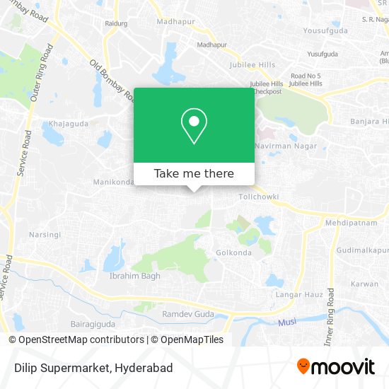 Dilip Supermarket map