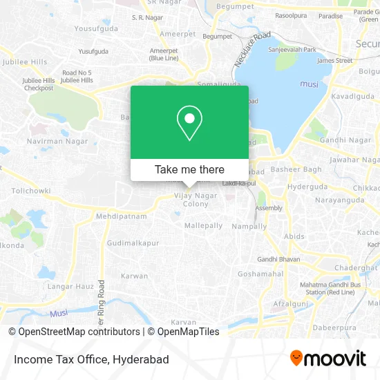 Income Tax Office map