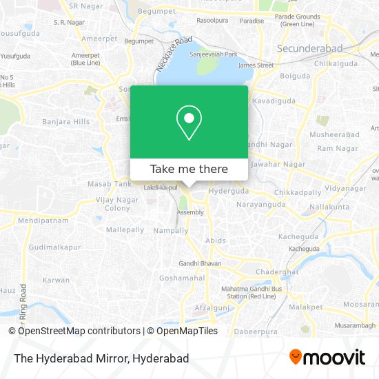 The Hyderabad Mirror map