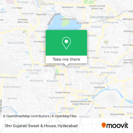Shri Gujarati Sweet & House map