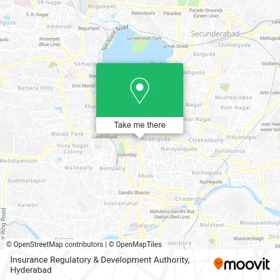 Insurance Regulatory & Development Authority map