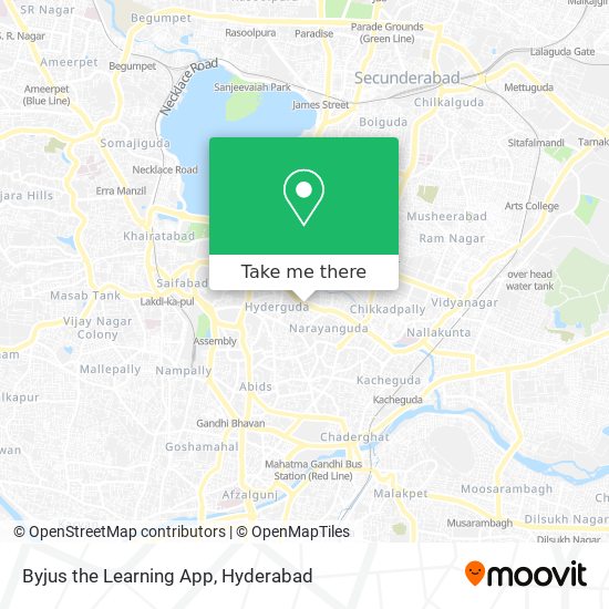 Byjus the Learning App map