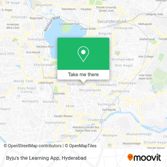 Byjus the Learning App map