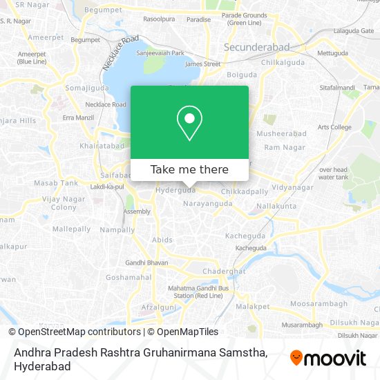 Andhra Pradesh Rashtra Gruhanirmana Samstha map