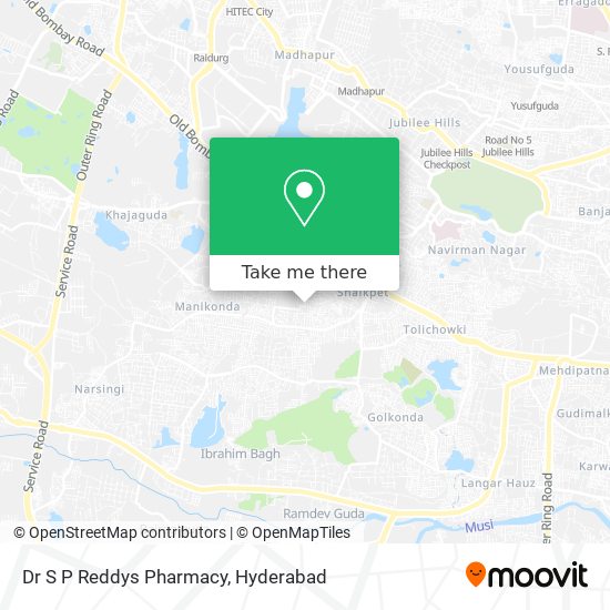 Dr S P Reddys Pharmacy map