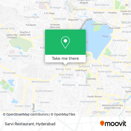 Sarvi Restaurant map