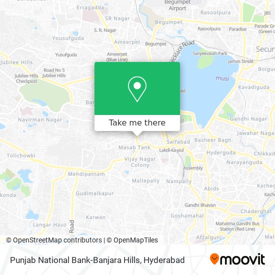 Punjab National Bank-Banjara Hills map
