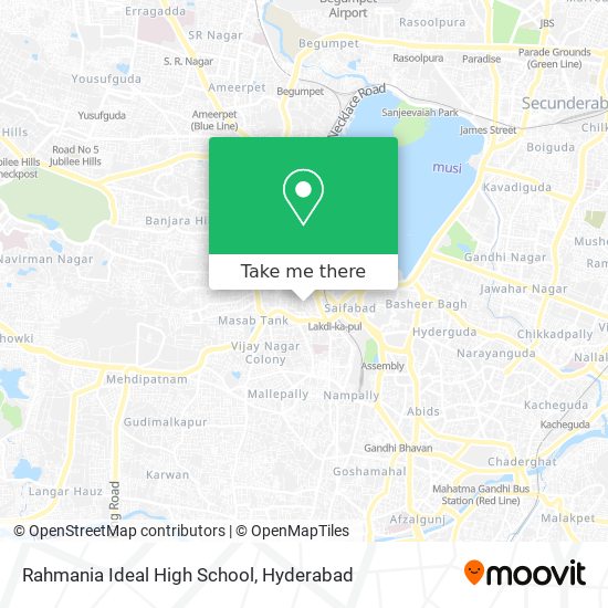 Rahmania Ideal High School map