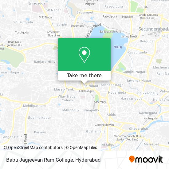 Babu Jagjeevan Ram College map