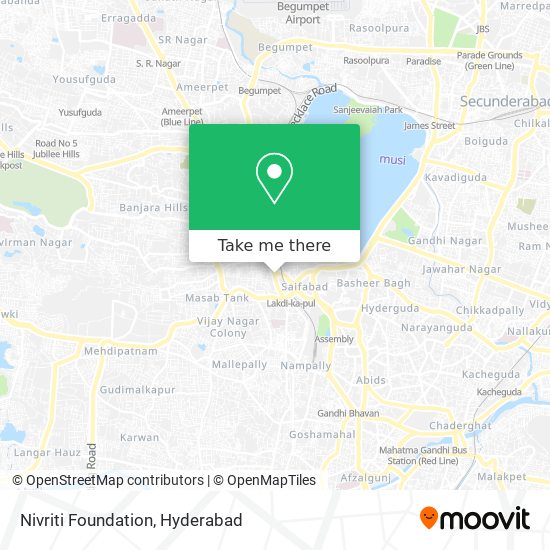 Nivriti Foundation map