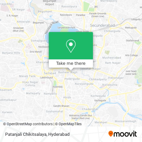 Patanjali Chikitsalaya map