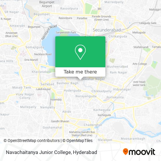 Navachaitanya Junior College map