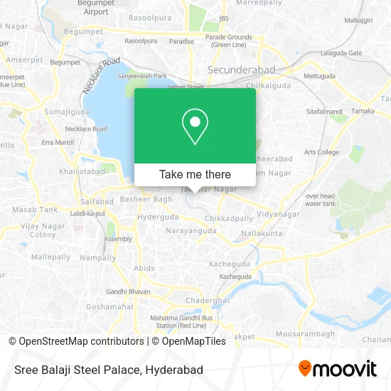 Sree Balaji Steel Palace map