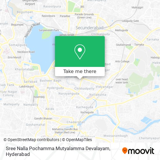Sree Nalla Pochamma Mutyalamma Devalayam map