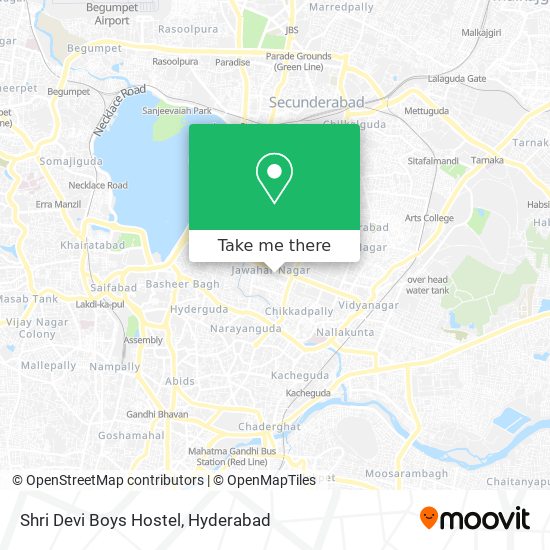 Shri Devi Boys Hostel map