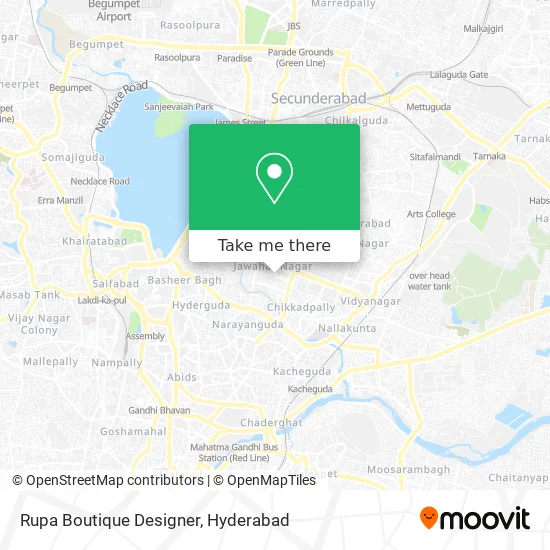 Rupa Boutique Designer map