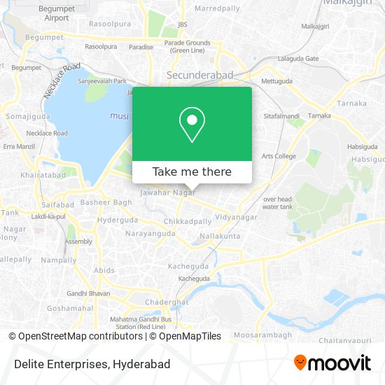 Delite Enterprises map