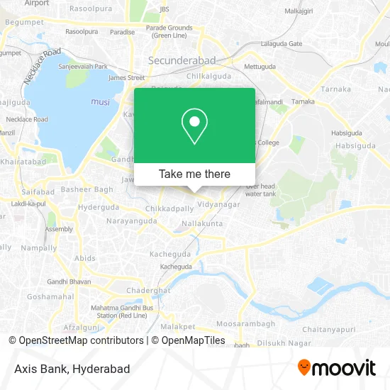 Axis Bank map