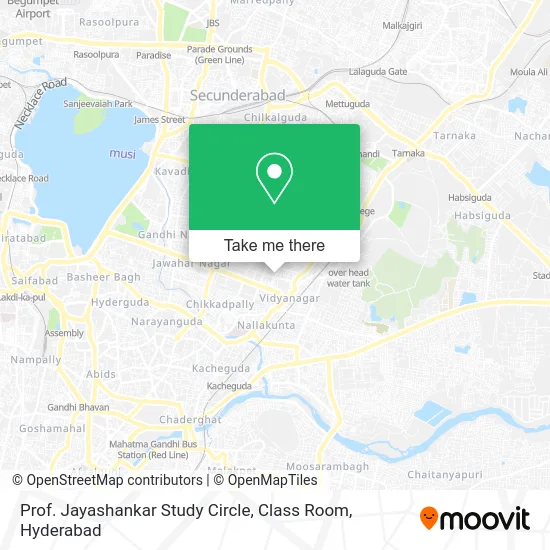 Prof. Jayashankar Study Circle, Class Room map