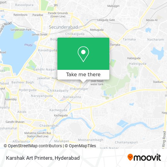 Karshak Art Printers map