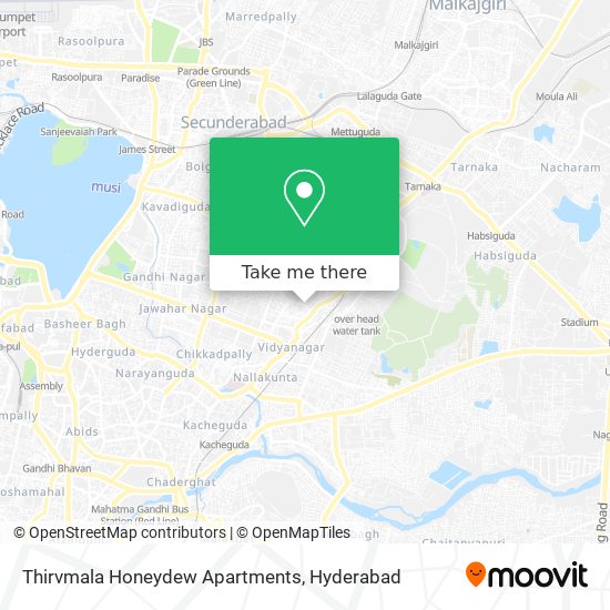 Thirvmala Honeydew Apartments map