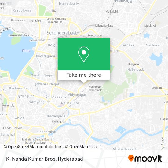 K. Nanda Kumar Bros map