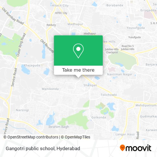 Gangotri public school map