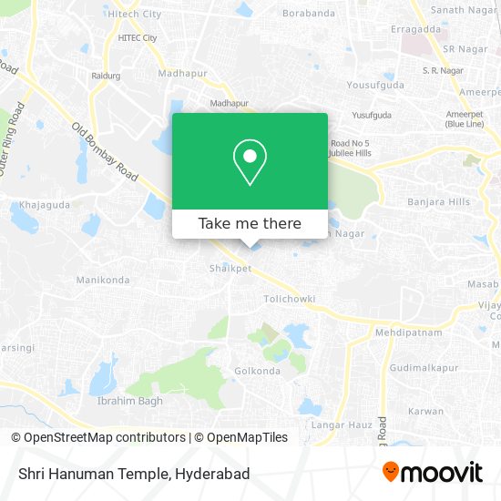 Shri Hanuman Temple map