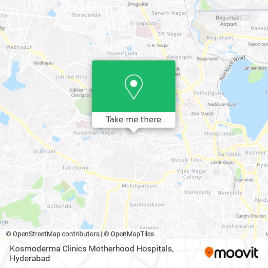 Kosmoderma Clinics Motherhood Hospitals map