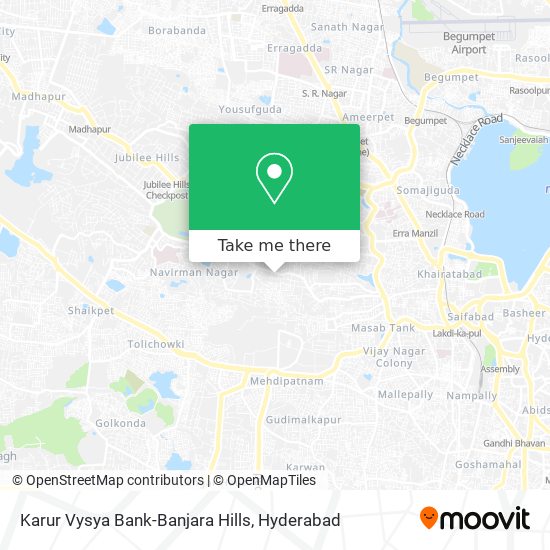 Karur Vysya Bank-Banjara Hills map