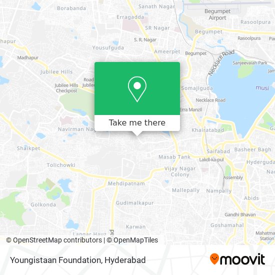Youngistaan Foundation map